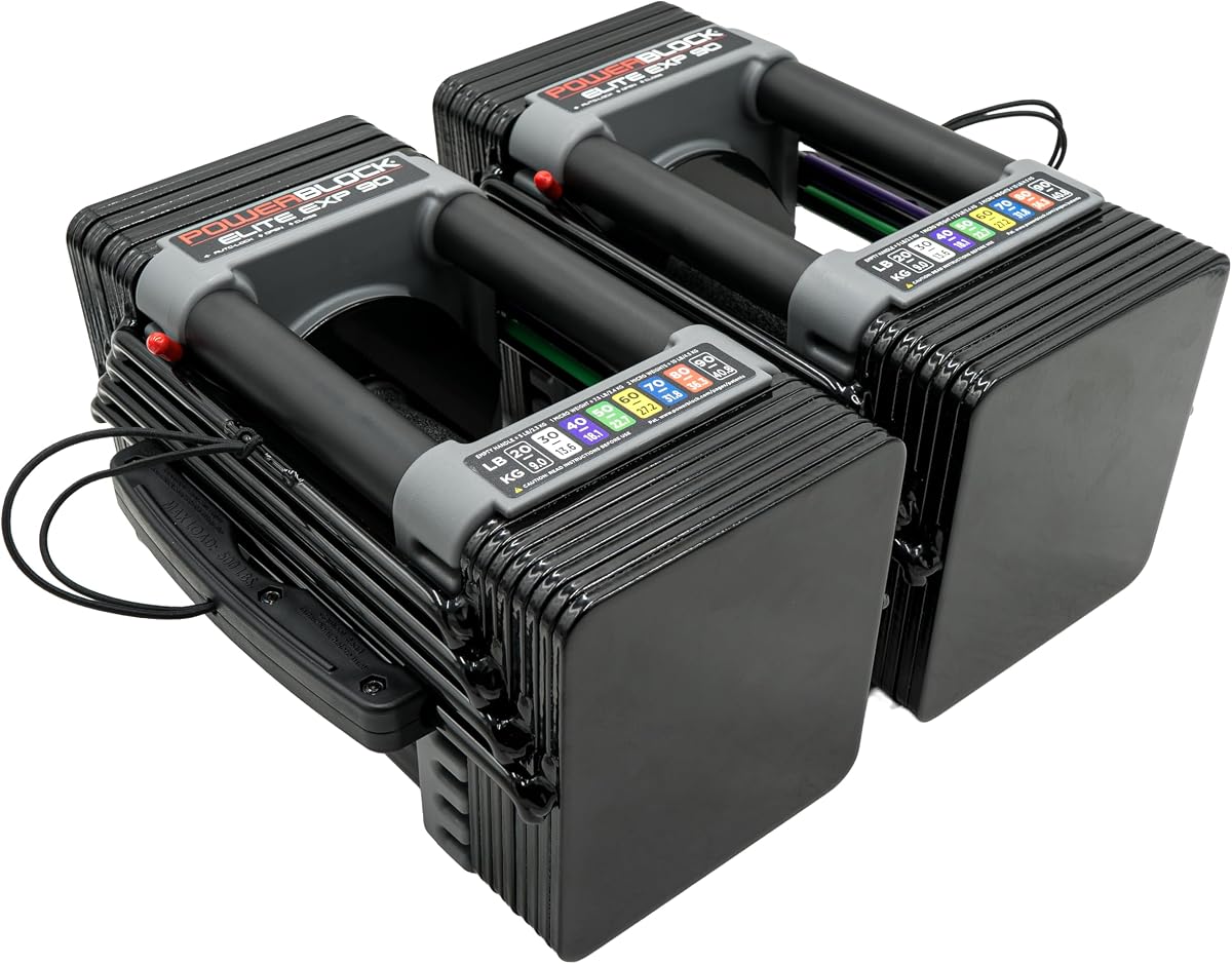 PowerBlock Sport 50 Adjustable Dumbbells (Pair)