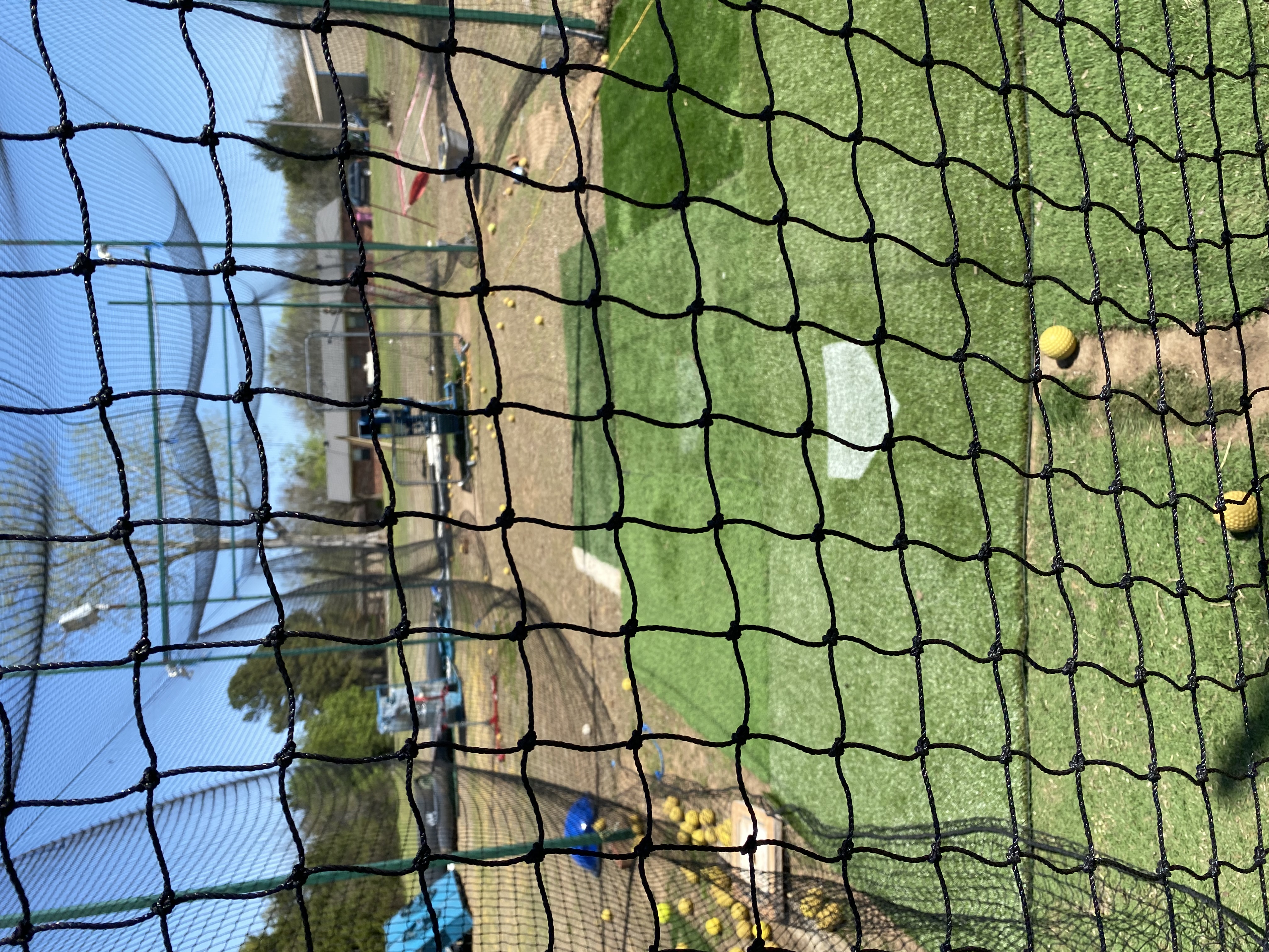 Professional size batting with Iron Mike!! in Durant, OK