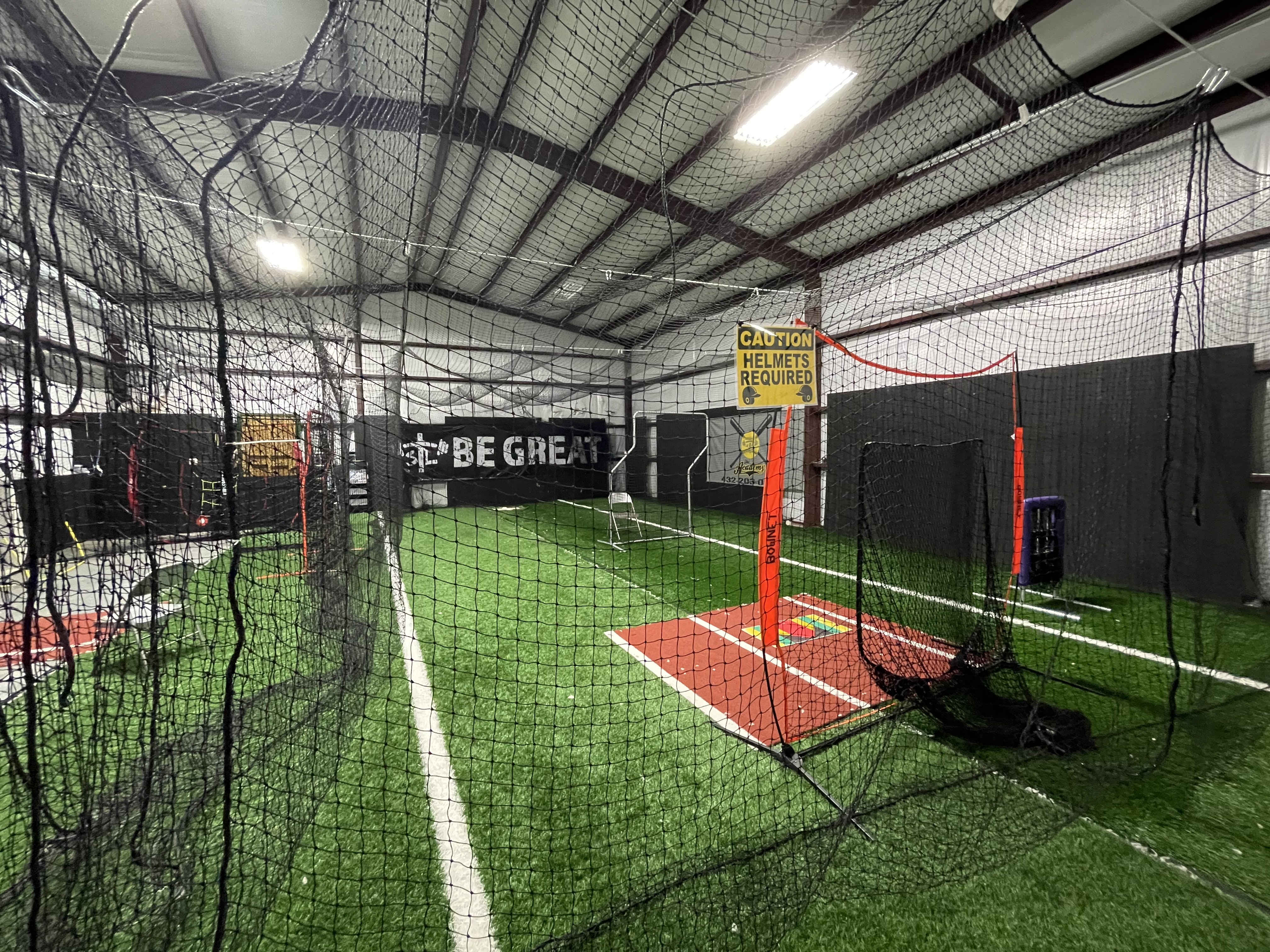 Covered Batting Cage in Andrews, TX — Lighted & Turf