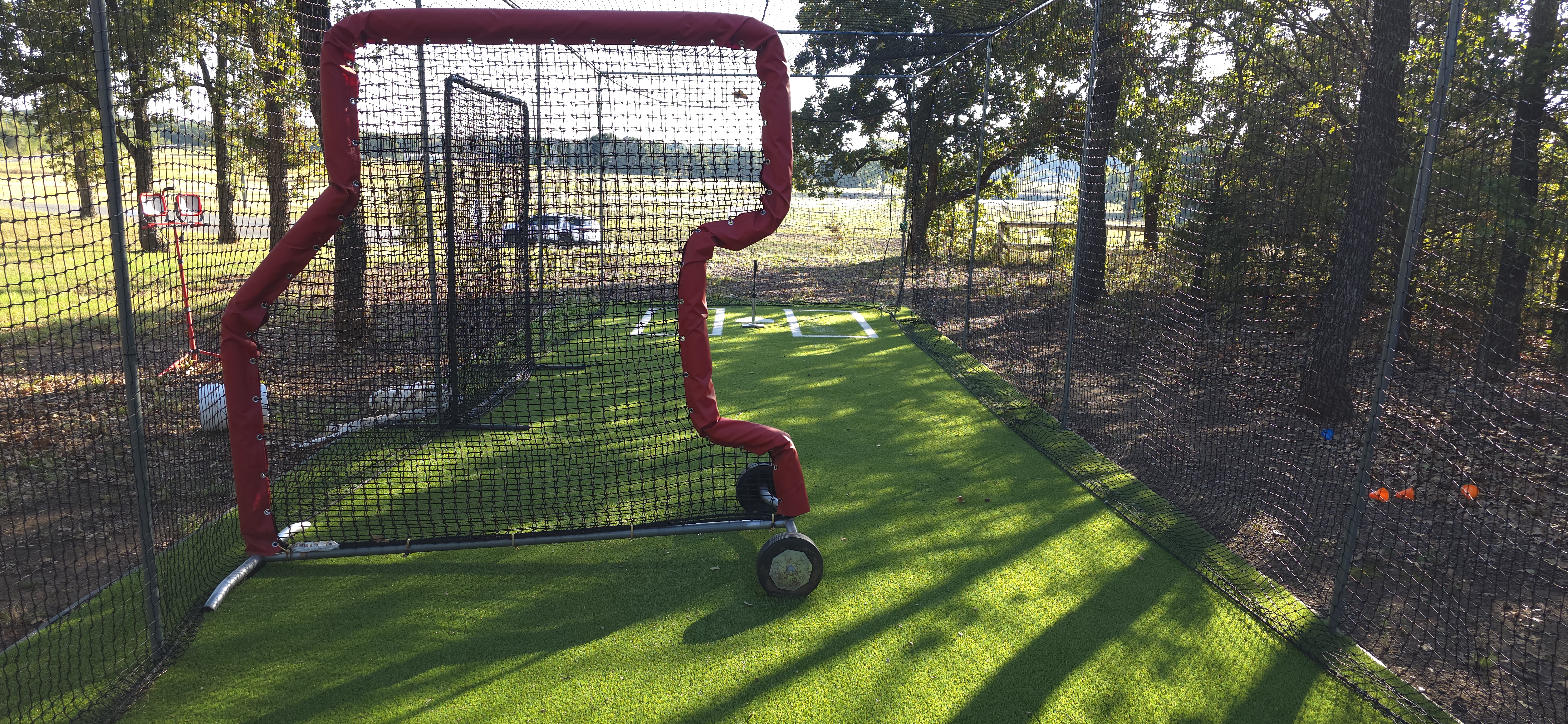 The Backyard Bullpen Burleson Batting Cage