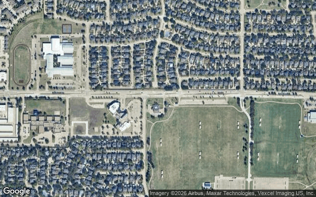 Satellite view of Russell Creek Park