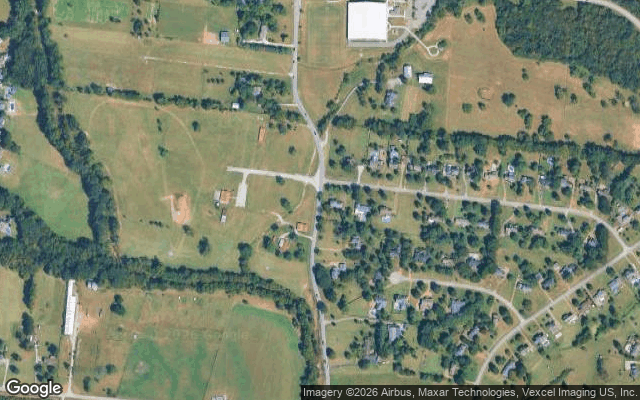 Satellite view of Drakes Creek Park Athletic Complex