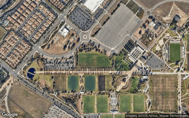 Satellite view of Orange County Great Park: Baseball & Softball Complex