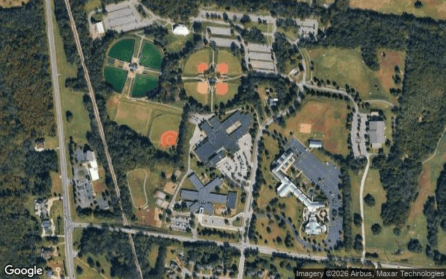 Satellite view of Crockett Park