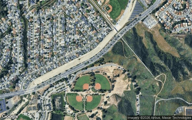Satellite view of Santa Clarita Central Park