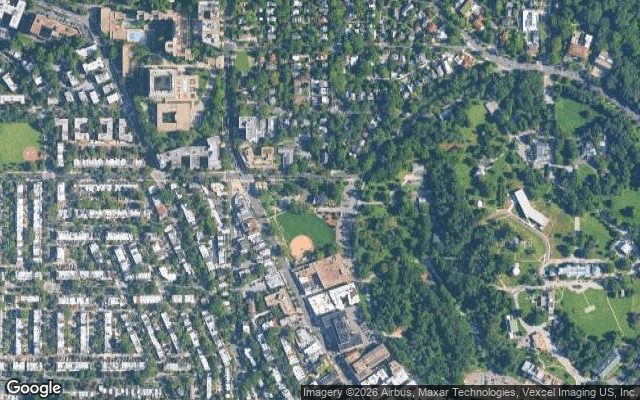 Satellite view of Guy Mason Recreation Center