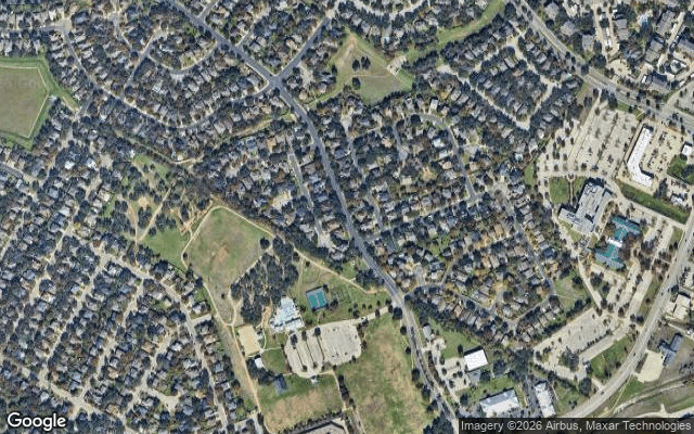 Satellite view of Elizabeth Milburn Community Park