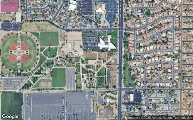 Satellite view of Sahuaro Ranch Sports Complex