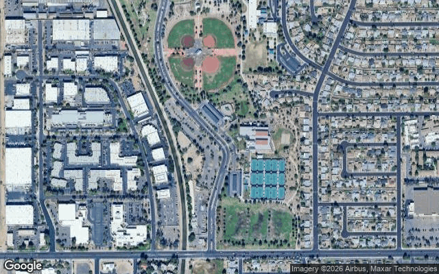 Satellite view of Kiwanis Park