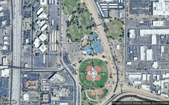 Satellite view of Rose Mofford Sports Complex