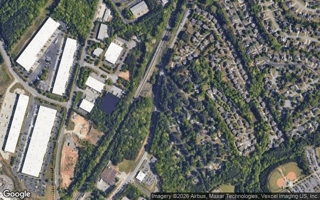 Satellite view of George Pierce Park
