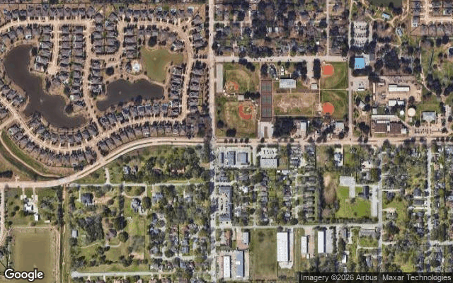 Satellite view of Katy City Park