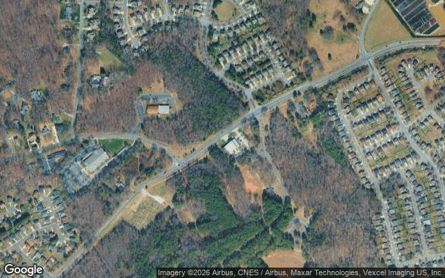 Satellite view of Reedy Creek Park