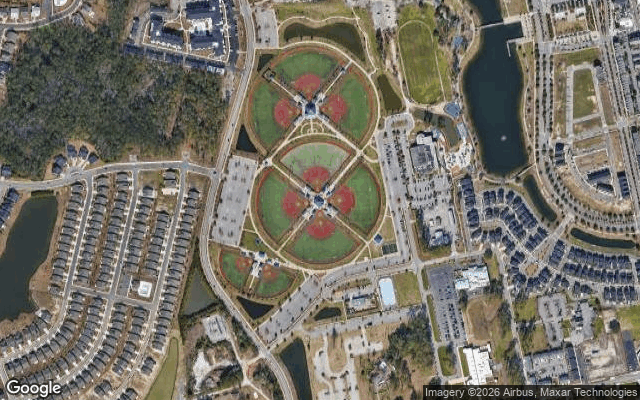 Satellite view of Grand Park Athletic Complex