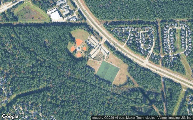 Satellite view of Alden Bridge Sports Park