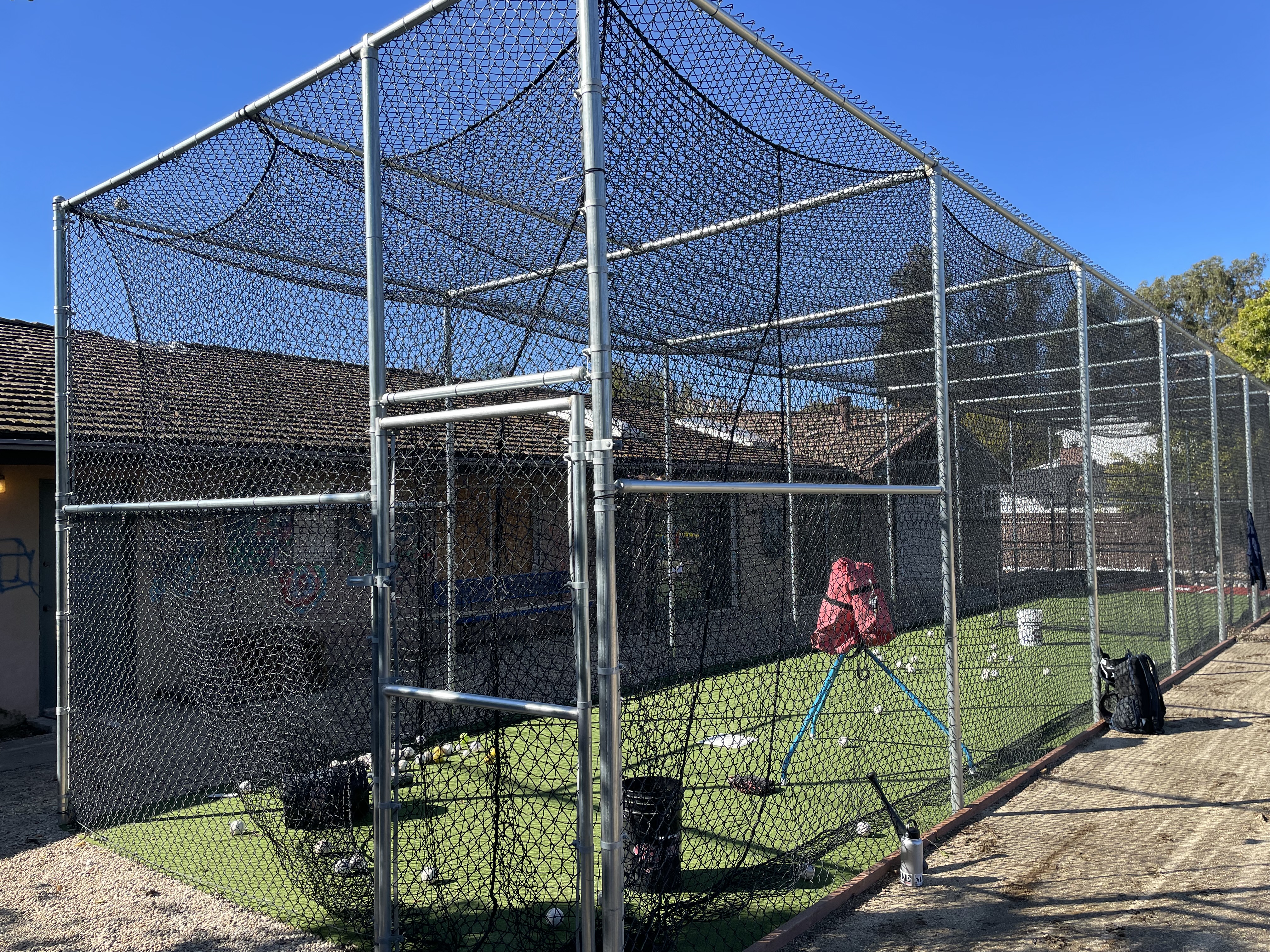 Private batting cage lesson